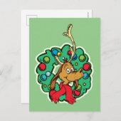 グインチ |最大クリスマスリース ポストカード (正面/裏面)