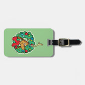 グインチ |最大クリスマスリース ラゲッジタグ (正面横)
