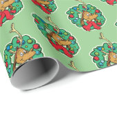 グインチ |最大クリスマスリース ラッピングペーパー (ロールコーナー)