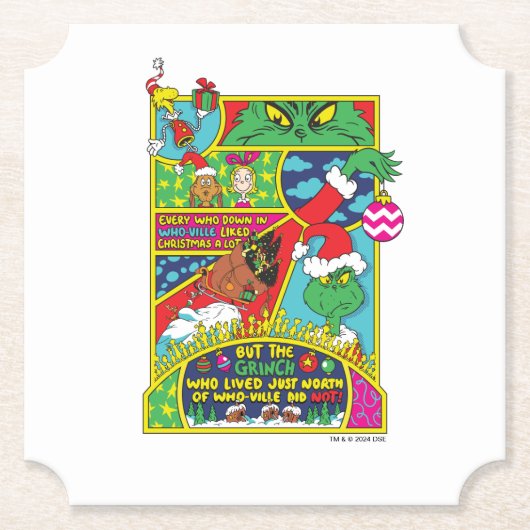 グインチ |漫画図 ペーパーコースター (正面)