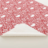 グインチ |赤いダマスクパターン シェルパブランケット (3/4)