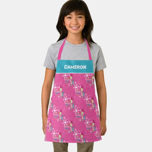 グインチ | Cindy-Lou Who Pink Holiday Pattern エプロン (インサイチュ)