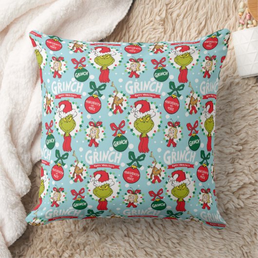 グインチ | Happy Wholidays Pattern クッション (ブランケット)