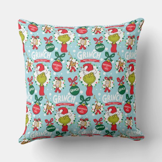 グインチ | Happy Wholidays Pattern クッション (裏面)