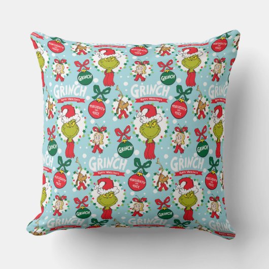 グインチ | Happy Wholidays Pattern クッション (正面)