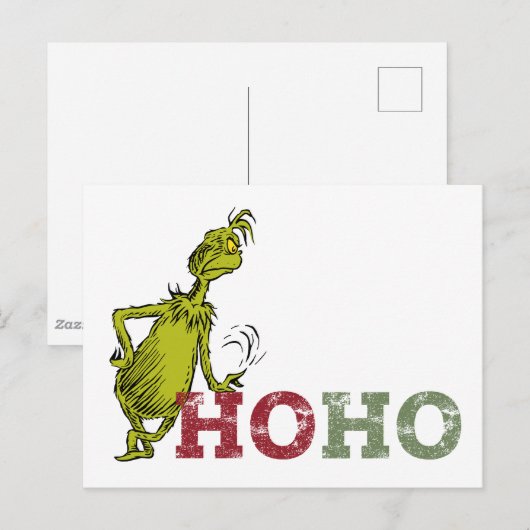 グインチ | Ho Ho Ho ポストカード (正面/裏面)