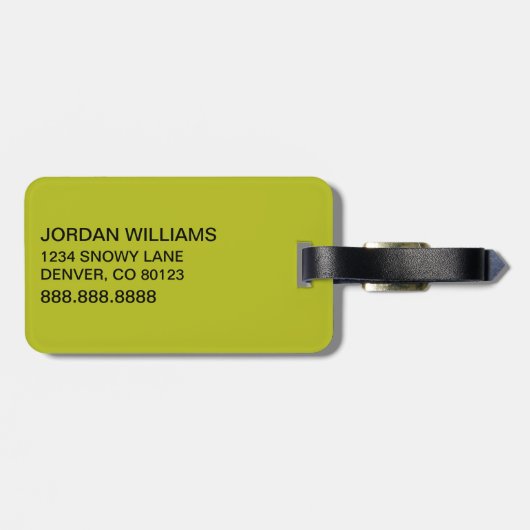 グインチ | The Dude ラゲッジタグ (裏面横)