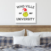 グインチ | Who-ville University Est 1957 キャンバスプリント (インサイチュ (寝室))
