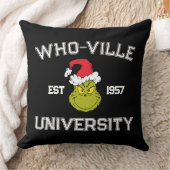 グインチ | Who-ville University Est 1957 クッション (ブランケット)