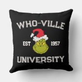 グインチ | Who-ville University Est 1957 クッション (裏面)