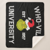 グインチ | Who-ville University Est 1957 シェルパブランケット (正面)