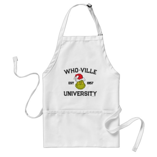 グインチ | Who-ville University Est 1957 スタンダードエプロン (正面)