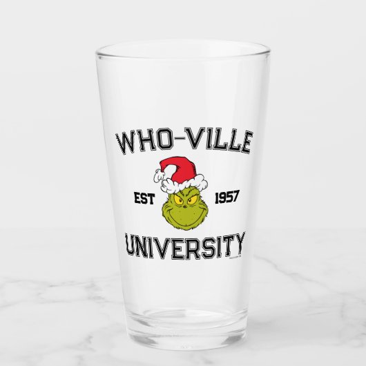 グインチ | Who-ville University Est 1957 タンブラーグラス (正面)