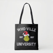 グインチ | Who-ville University Est 1957 トートバッグ (正面)