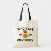 グインチ | Who-ville University Est 1957 トートバッグ (正面)