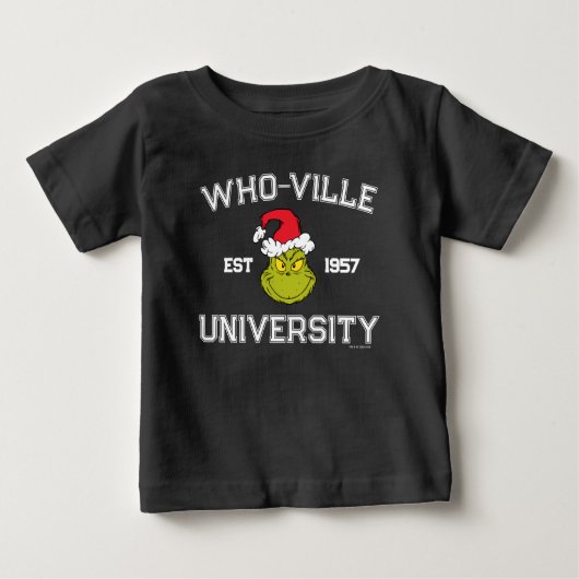 グインチ | Who-ville University Est 1957 ベビーTシャツ (正面)