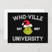 グインチ | Who-ville University Est 1957 ポストカード (正面/裏面)