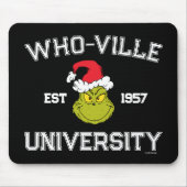 グインチ | Who-ville University Est 1957 マウスパッド (正面)