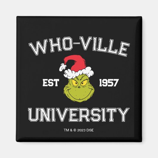 グインチ | Who-ville University Est 1957 マグネット (正面)