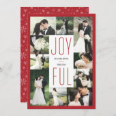 グイーブルフォトコラージュニューリュードホリデーカード シーズンカード (正面/裏面)