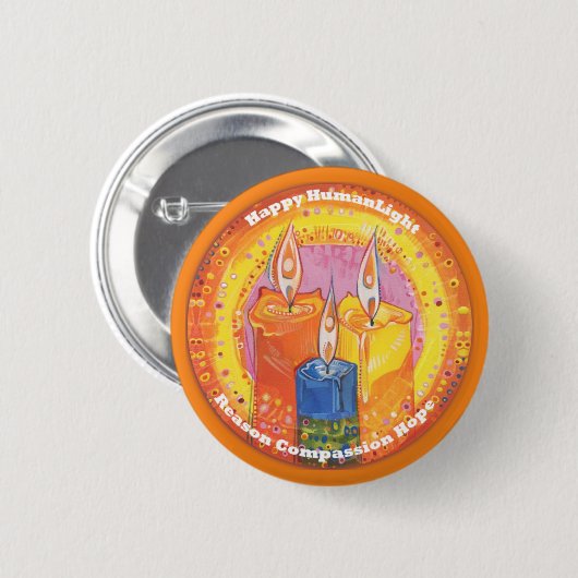 グウェンシーメルオリジナルのアートワークヒューマンライトボタン 缶バッジ (正面&裏面)