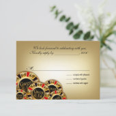 グウェンラスベガスカジノパーティーRSVP 出欠カード (スタンド正面)