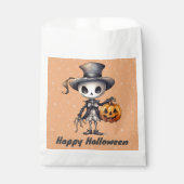 グウルイントップハットかわいい背景ハッピーハローウィン フェイバーバッグ (正面)