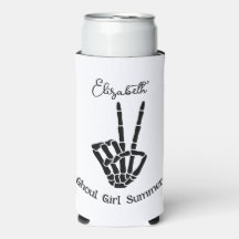 グウルガールサマースケルトンピースサインパーソナライズされた