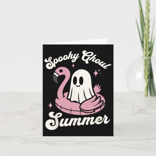 グウルサマー不気味キュート幽霊フラミンゴサマービブ カード (正面)