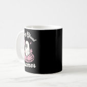 グウルサマー不気味キュート幽霊フラミンゴサマービブ コーヒーマグカップ (正面左)
