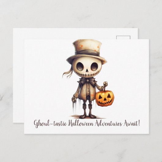 グウルタスティックのハロウィーンの冒険がハロウィーンを待つ シーズンポストカード (正面/裏面)