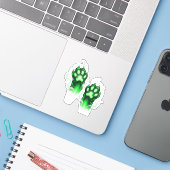 グウルポーズグリ白熱［赤熱］光を放つーネットポーズハロウィーン シール (ノートパソコンとiPhone)