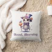 グウルモーニングすごいかわいいホワイトハロウィーン クッション (ブランケット)