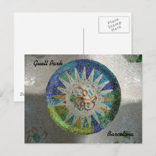 グエル公園 ポストカード (正面/裏面)