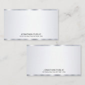 グエレガントラマパーソナライズされたルフェイクシルバーテンプレート ノートカード (正面/裏面)