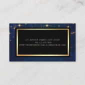 グエレガントロモダンモルーズスターズブルードレス 名刺 (裏面)