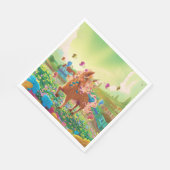 グエンホワイヤサンレイズナプキンズ スタンダードランチョンナプキン (角)