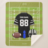 グカスタムリッドアイアンサッカージャージーオンフィールド シェルパブランケット (正面)