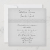 グカスタムリーンケルト結び目模様スクエア結婚式招待状 招待状 (正面)