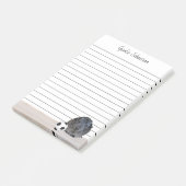 グカスタムレーギニーピグのペットサッカーボール裏打ち ポストイット (アングル)