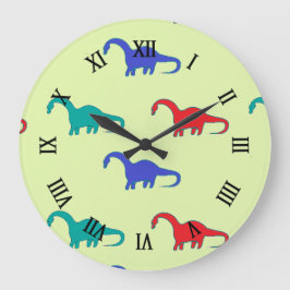 グカラフルリーン ラージ壁時計