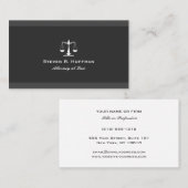 グクラシックレーストライプ弁護士ジャスティススケール 名刺 (正面/裏面)