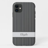 グクラシックレー縦型ストライプケース – メイトiPhoneケース Case-Mate iPhoneケース (裏面)