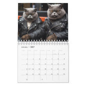 ググ猫カレンダー、ギャング猫カレンダー、猫 カレンダー (1月 2027)