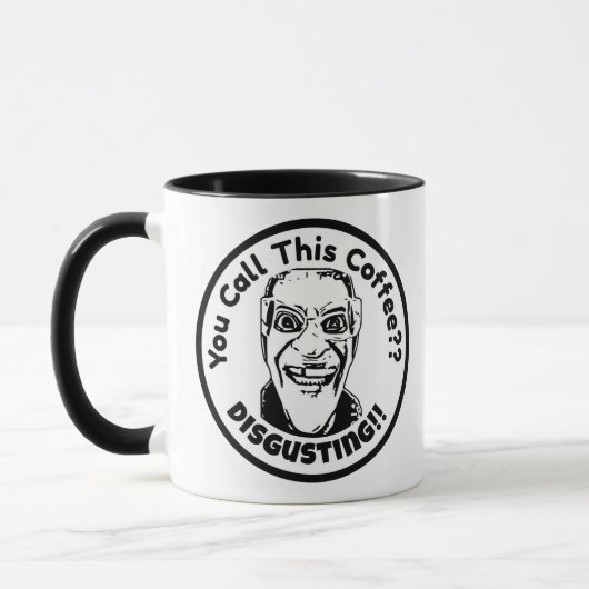 グシュマック おいやだね コーヒーマグカップ 1 マグカップ (左)