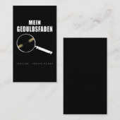 グジュデスファデンスプルーチキーヌゲドゥルドフラウエンフモル 名刺 (正面/裏面)