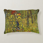 グスタフによる十字付きファームガーデンクリムト アクセントクッション (正面)