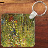 グスタフによる十字付きファームガーデンクリムト キーホルダー (裏面)