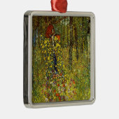 グスタフによる十字付きファームガーデンクリムト メタルオーナメント (右)