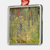 グスタフによる十字付きファームガーデンクリムト メタルオーナメント (左)